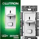 Lutron Skylark LED+ Dimmer Switch for Dimmable LED, Halogen and Incandescent Bulbs | 150W/Single-Pole or 3-Way | SCL-153P-WH | White