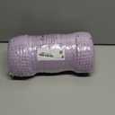 Grandaily Chenille Striped Bathroom Rugs 36x24, Extra Thick and Absorbent Bath Mats, Non-Slip Soft Plush Shaggy Shower Carpet, Machine Wash Dry, Bath Rug for Bathroom, (Large, Purple)