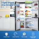 ADQ75493301 New Upgraded Refrigerator Air Filter Cover Replacement, Come with The LT120F Refrigerator Air Filter(3 Packs), Fresh Air Filter Cover, Compatible with LG Refrigerator Models