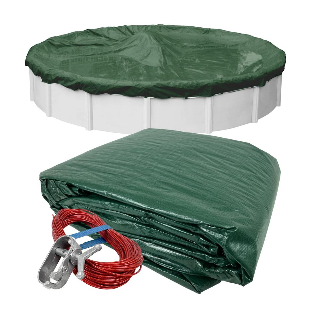 Pool Mate 18 ft Classic Dura-Guard Winter Pool Cover for Above Ground Pools