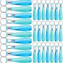 Tondiamo 60 Pcs Happy Vet Tech Gifts Bulk Veterinary Technician Week Silicone Keychain Tech Animal Rescue Gifts Thank You for All That You Do Party Favors for Nurse Doctor Dentist Medical Staff