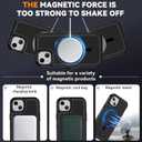 Magnetic Case for iPhone 14+ Plus/15+ Plus [Compatible with Magsafe] [Screen Protector] [Dual Layer Military-Grade Protection] Heavy Duty Shockproof Cover for iPhone 15 Plus/14 Plus 6.7 inch, Black