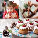 Yookeer 150 Pcs Christmas Mini Resin Snowflakes for Crafts Small Pastel Resin Snowflakes Snow Shaped Christmas Ornaments for DIY Crafts Xmas Tree Home Decor, 3 Sizes(White, Blue, Light Green)