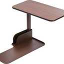 Drive Medical 13085LN Left Side Seat Lift Chair Overbed Table, Walnut
