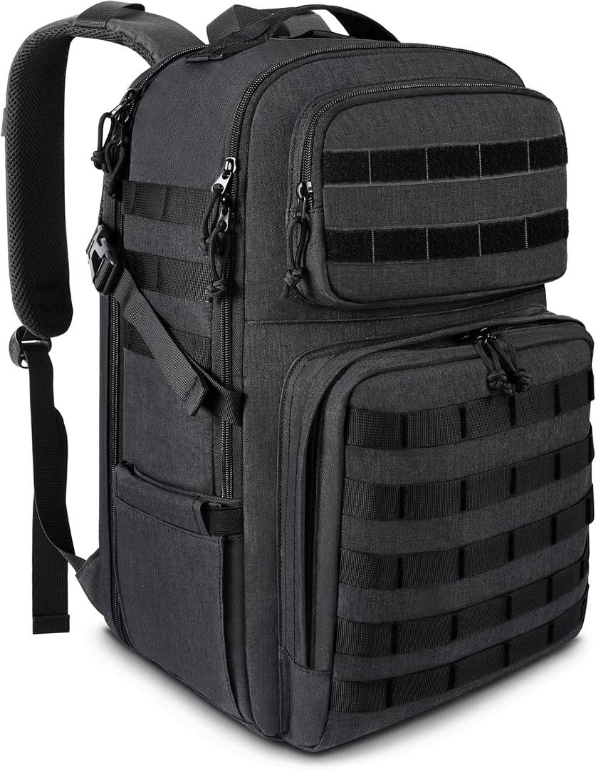 MATEIN 17 inch Laptop Backpack, Large Military Tactical Backpack for Men TSA Approved, Water Resistant Gym Daypacks Computer Bag, Carry on Travel Rucksack for Work Army Camping Hiking