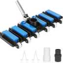 Pool Vacuum Head, Manual Pool Vacuum for Inground and Above Ground Pools Flexible Swivel Pool Head with Integrated Bottom Brush Swimming Pool Head for Absorb - 19 Inch Brush