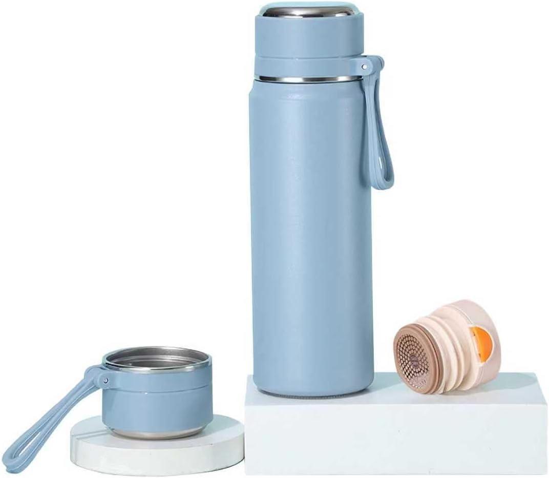 Insulated Water Bottle,Stainless Steel Metal Water Bottle Wide Mouth Lid,17oz Portable,Insulated, Health Gift for Men Women, Travel, Gym, Office