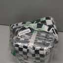 Jacquotha Washcloths 12 Pack Checkered - Wash Cloths for Showering (13"x13") in Black, Multi-Purpose Bathroom Face Cloths, Soft and Quick Dry