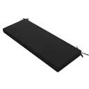 Pcinfuns Outdoor Bench Cushions,48 x 18 x 3 Inch Patio Furniture Water-Resistant Chair Cushion,Loveseat Garden Sofa Settee Couch Swing Pads with Handle and Adjustable Straps,Black