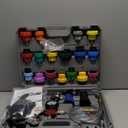 Radiator Pressure Tester Kit, Coolant Pressure Tester and Vacuum Refill Kit for Automotive Cooling System Water Tank Leakage Detection (Universal Fit 28PCS)