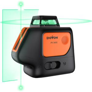Plumb Dot Laser Level : DIY Green Point Laser Level 360 Self Leveling Rechargeable, Essential Edition, PV-360G