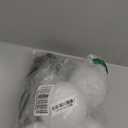 HCCZ Modern Black Sputnik Chandelier 6Light Mid Century Chandelier for Dining Room with Milky Glass Globe Ceiling Pendent Light Fixture for Living Room Kitchen Island Foyer Bedroom