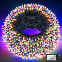 1500 LED Christmas Lights Outdoor with 12 Modes, 470FT Green Wire Christmas String Fairy Lights with Timer & Dimmable, Waterproof Twinkle Tree Lights for House Party Wedding Xmas Decor, Multicolor