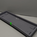 The HC Companies 23.5 Inch Venetian Rectangular Plant Saucer - Indoor Outdoor Plastic Plant Trays for Pots - 23.5"x7.5"x1.3" Warm Gray (2 Pack)