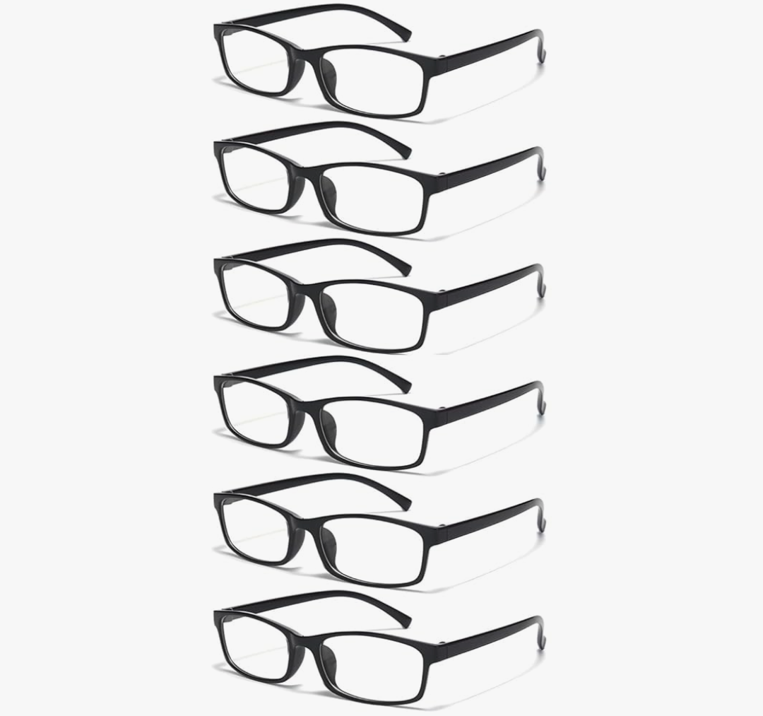 Gaoye Multi Pack Reading Glasses - Blue Light Blocking Lenses, TR90 Frames, UV400 - Eyeglasses with Clear Vision, Magnification Strength: 2.75 x