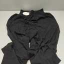 ANRABESS Women Wide Leg Capri Pants Summer Palazzo High Waisted Casual Loose Lounge Flowy Cropped Beach Trousers Work Outfits Black, Small