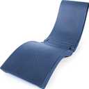 Pool Mate Luxury Swimming Pool Patio Chaise Lounge Chair, Blue