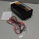 500W Pure Sine Wave Inverter, 12V/24V Auto-Detect, 50Hz/60Hz Switchable, LCD Display, Type-C Fast Charging, Silent Design, Overload & Overheat Protection for RV, Home