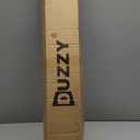 Duzzy 16.5 Feet Convex Shape Garage Door Seal Kits, Pre-drilled Heavy-Duty Weatherproofing Garage Door Rubber Seals Bottom Pakage with Aluminum Track Retainer Base Kits (Black)