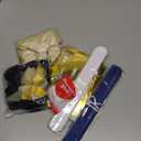 KatchOn, Gold and Blue Birthday Decorations Set - Big, Pack of 47 | Happy Birthday Banner, Balloons, Pom Poms, Swirls | Happy Birthday Decorations | Blue and Gold Party Decorations