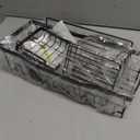 EUDELE 5-Pack Rustproof Stainless Steel Shower Caddy  No Drill Adhesive Bathroom Organizer with Large Capacity, Spacious Shower Shelves for Inside Shower, Kitchen & Home Decor Storage-XL Size (Dark Brown)