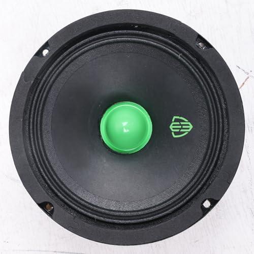 mobiator Midrange Loudspeakers MB-M654 600W Max, 4 Ohms High Efficiency Car Audio Door Speakers for Car or Truck Stereo Sound System-Black (1 Speakers) (MB-M654)