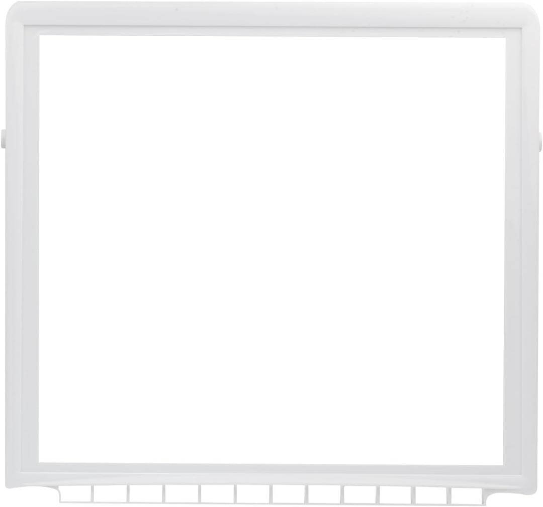 240599803 Refrigerator Shelf Frame, Crisper Pan Cover Compatible with Frigidaire Refrigerator shelf frame replacement Without Glass 16.5" x 15-5/8"