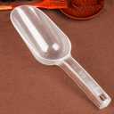 Ice Scoops Transparent Ice Shovel Multifunctional Party Bar Buffet Kitchen Home Gadget For Candy Dessert Grain Dry Goods Shovel (Ellipse Mouth)