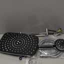 Veken 11.8" Rain Shower Head with Handheld, High Pressure Handheld Shower with Multi Spray Modes, Rainfall Combo with Metal Extension Arm, Detachable Dual Showerhead, Bathroom Decor, Chrome Silver