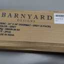 Barnyard Designs Premium Gray Non-Slip Door Mat (24" x 36", 2-Pack)