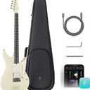 Enya Inspire 39" Smart Electric Guitar - Carbon Fiber Body with Built-in 15W Speaker, 20 Tones & App Control, 4 Presets, Bluetooth, Gig Bag Included