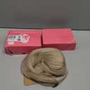 MOSINA Blonde Bob Wig - Short Blonde Straight Bob Wigs with Bangs for Women, Colorful Short Hair Wig, Cute Synthetic Wig for Cosplay, Daily, Halloween (12inch)