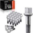 A-Premium M12-1.50 Wheel Studs Compatible with Mercedes-Benz C220 C230 C240 C280 C32 AMG C320 C350 E320 E420 E430 E55 AMG Front and Rear 20-PC Set