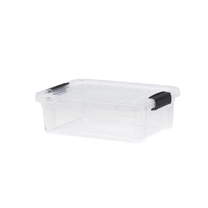 Superio Brand Plastic Storage Container, 3 Quarts, 2.2 Liter, Clear