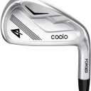 COOLO Graphite Shaft Golf Iron, Easy Launch & Distance, Right, Graphite, Regular, 9 Iron, 41°