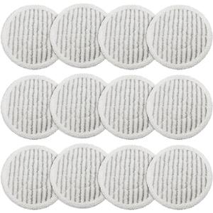 12 Pack S8201 Replacement Steam Mop Pads for Shark S7001 S8001 S7201 S7000AMZ S7000 S7005 S7020 S7001C S7000C Steam Mop, Steam & Scrub All-in-One Scrubbing Mop Pads, for Model XKITP7000