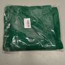 St Patricks Day Embroidery Decorative Throw Pillow Covers 18 x 18 Set of 2, Lucky Shamrock Clover Tufted Porch Outdoor Home Decor, Irish Spring Plush Faux Fur Jacquard Sofa Couch Cushion Case (Green)