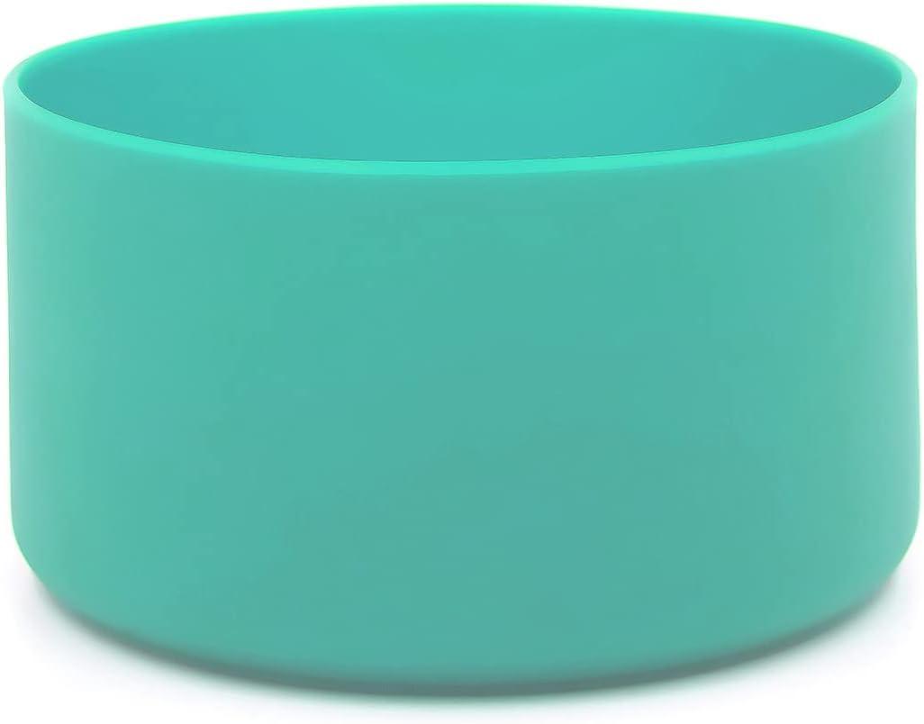 Flaskars Protective Silicone Boot for 12 oz - 40oz Hydroflask Water Bottles Anti-Slip Bottom Stanley Sleeve Cover Bumper (Mint)