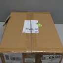 Stainless Steel Cat Litter Box, Odor Free Metal Litter Box with High Sides Lid, Open Top Low Entry Litter Pan Include Scoop Easy Cleaning AntiScratch Kitty Cat Box AntiUrine Leakage, NonSticky, M