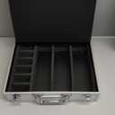 Vincent Master Case Travel Stylist Barber Case (Small, Silver)