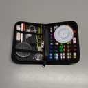 Coquimbo Sewing Kit Christmas Gifts for Grandma, Mom, Traveler, Adults, Beginner, Emergency, DIY Sewing Supplies Organizer Filled with Scissors, Thread, Sewing Needles, Tape Measure etc (Black, L)