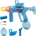 Electric Water Gun, Rifle Style Automatic Water Blaster with 320ml Tank, Motorized Squirt Guns up to 30 FT Range, Summer Outdoor Pool Backyard Party Toys for Kids and Adults, Medium
