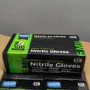 Inspire HEAVY DUTY 6Mil ORIGINAL Quality Stretch Nitrile Gloves Black Disposable Latex Free | Food, Industrial, Mechanic Tattoo (6Mil Black, XL)