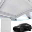 Electric Sunshade Roof for 2019-2024 Tesla Model Y, Retractable Sun Visor, 5-Layer 99.9% UV Protection, Silent Motor