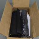 RORIANO Set of 2 Modern Table Lamps for Living Room Bedroom with USB C+A, Rustic Nightstand Lamps with White Night Light, Black Grid Shade, Desk Lamps for Bedside End Tables, 4 Bulbs Included (Gold)