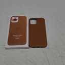 Apple iPhone 12 and iPhone 12 Pro Leather Case with Magsafe - Saddle Brown