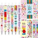 WorldBazaar Teacher Appreciation Ballpoint Pens 30 PCS Back to School Teacher Gifts Office School Preschool Student Accessories Stationary Desk Supplies