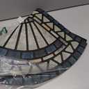 CHICHIC Welcome Door Mat 18 x 30 Inch Front Doormat Outdoors for Home Entrance Outdoors Mat for Outside Entry Way Doormat Entry Rugs, Heavy Duty Non Slip Rubber Back Low Profile, Blue Green