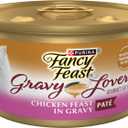 Purina Fancy Feast Gravy Lovers Chicken Feast Pate in Wet Cat Food Gravy - (Pack of 24) 3 oz. Cans, BBD 05/2027