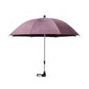 Convenient and Lightweight, Clip-On, Adjustable Steering, Universal, Umbrella Baby Stroller, Stroller Umbrella Attachment for Sun Protection(Pink)